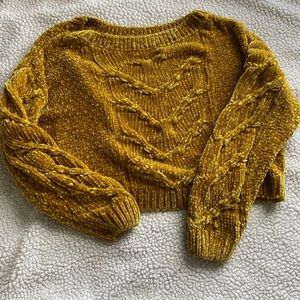 Forever 21 neon yellow sweater